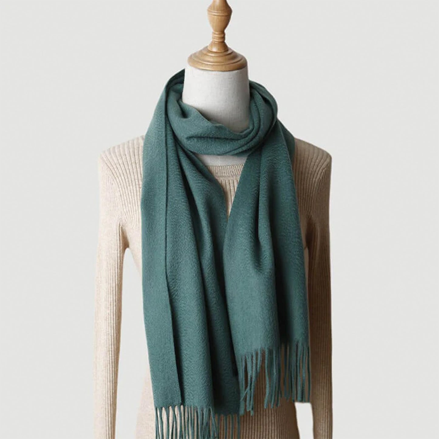 Green Wrapture Cashmere Scarf