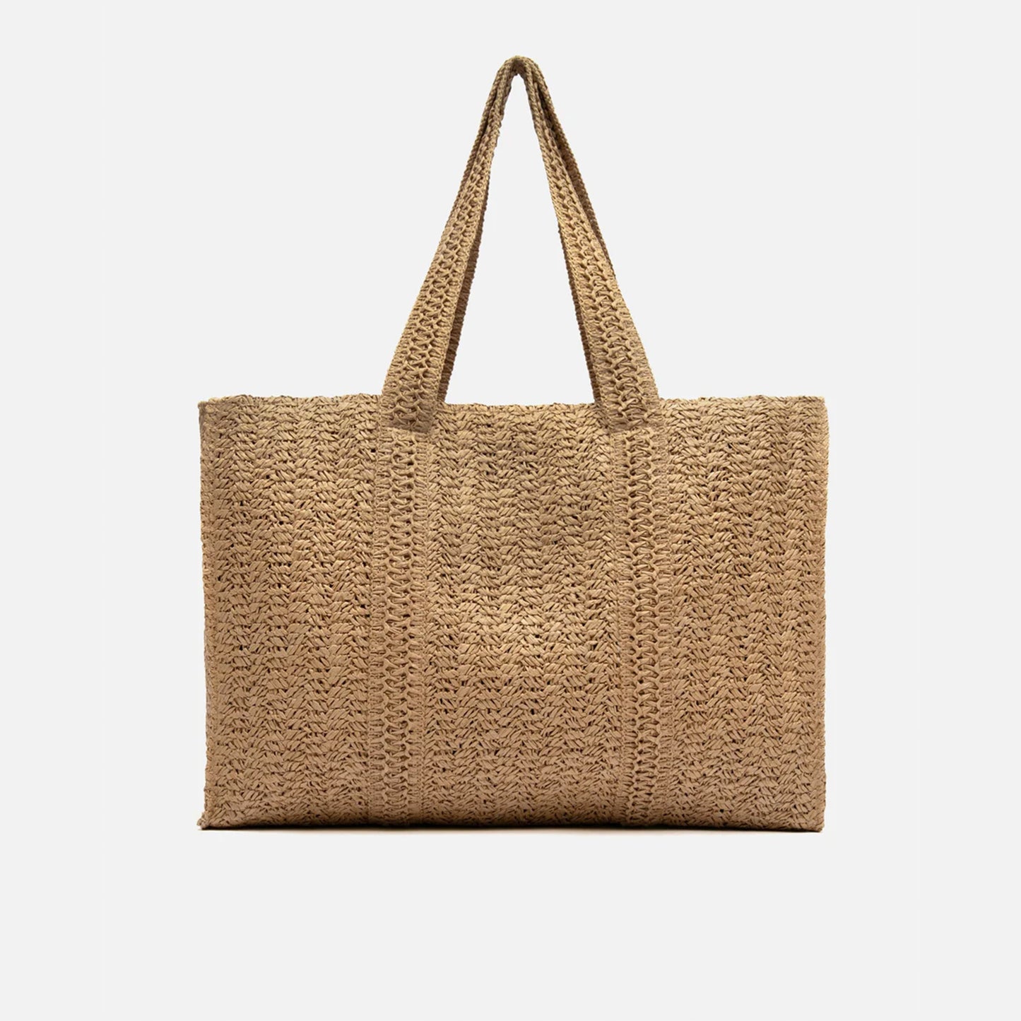 Ophira Raffia Effect Shopper Bag
