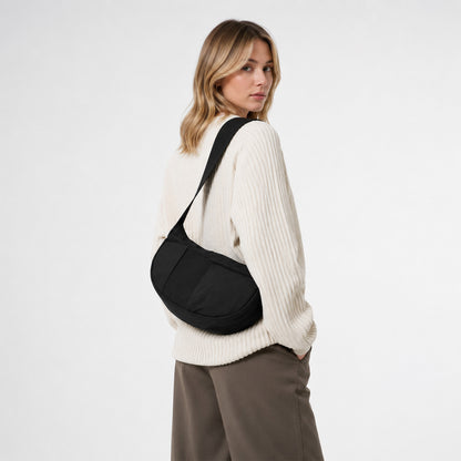 Maelle Black Shoulder Bag