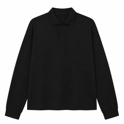 Rowan Oversized Long-Sleeve Polo