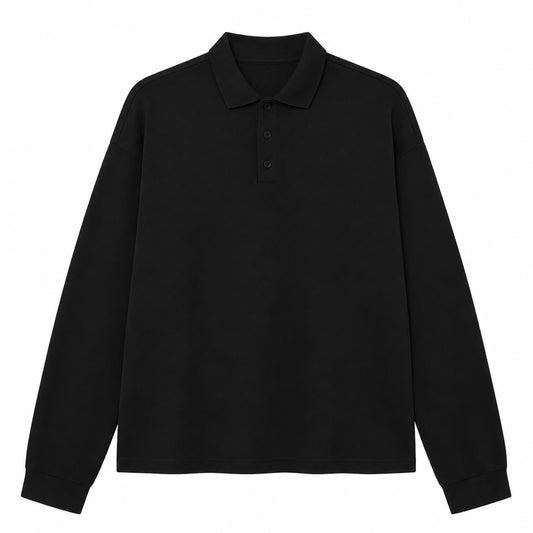 Rowan Oversized Long-Sleeve Polo