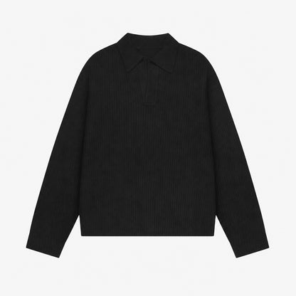 Beckett Oversized Cotton V-Neck Sweater