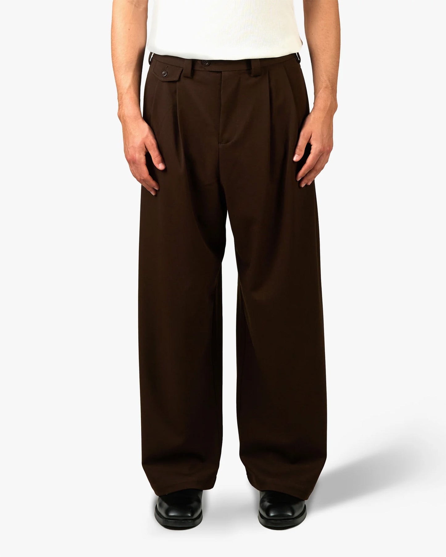 Torren Pleated Loose-Fit Pants