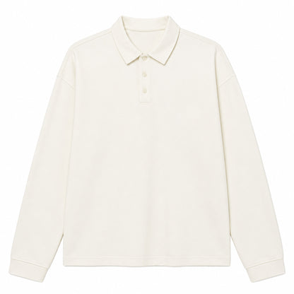Rowan Oversized Long-Sleeve Polo