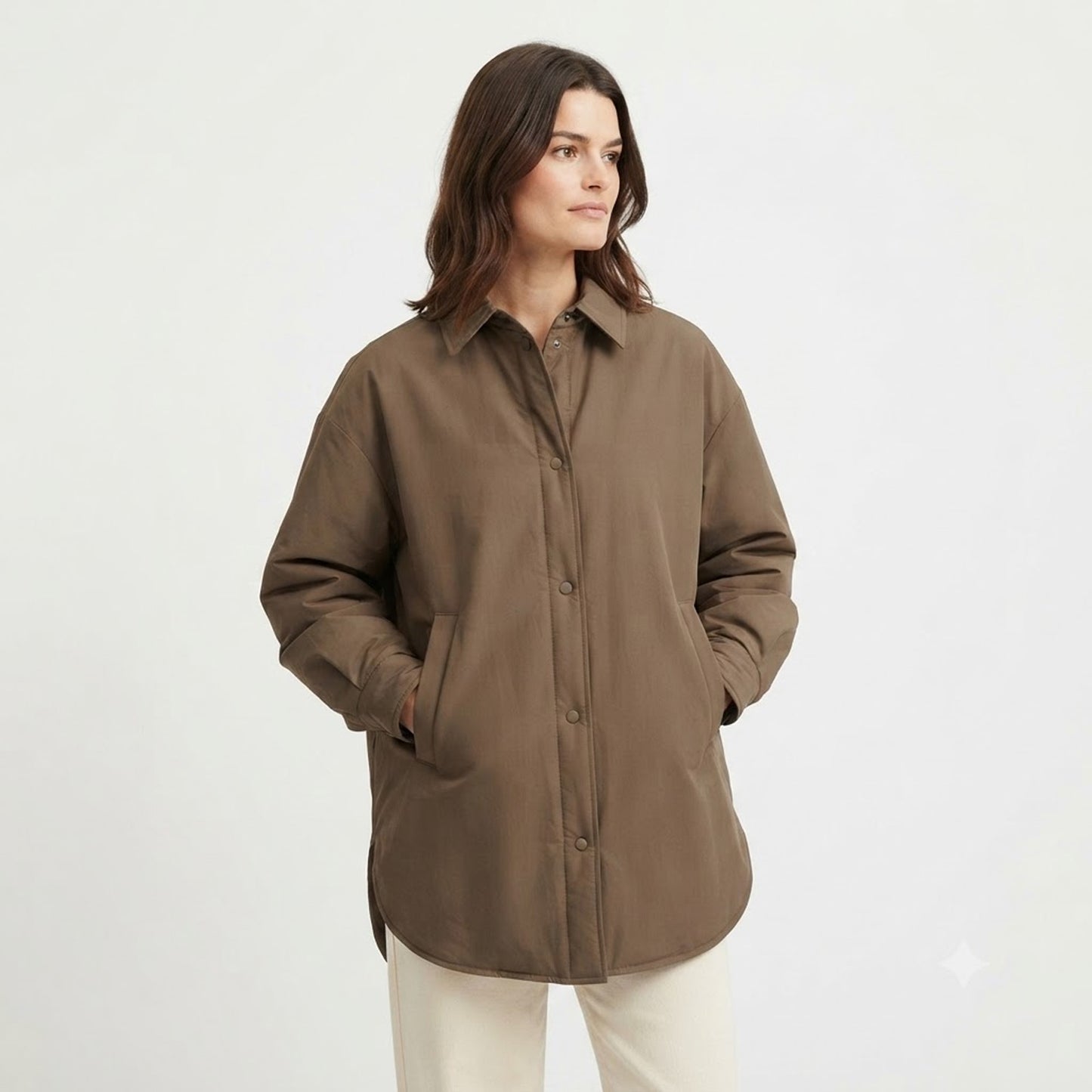 Vesk Major Brown Overshirt