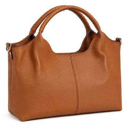 Estley Genuine Leather Satchel Tote