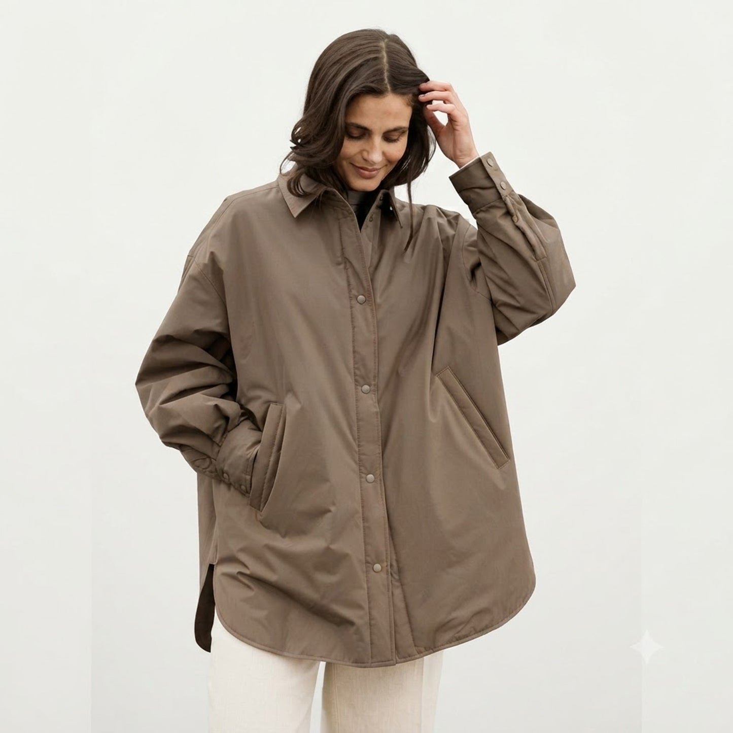 Vesk Major Brown Overshirt