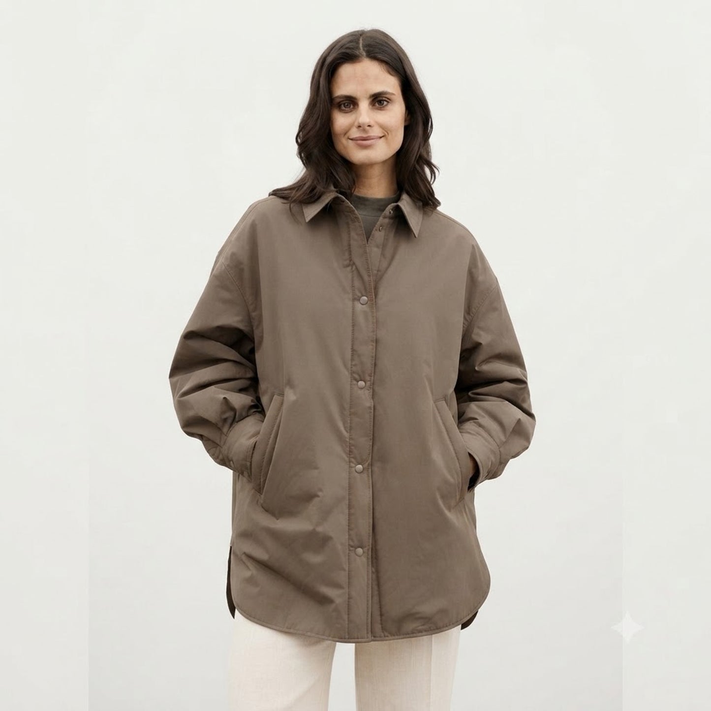 Vesk Major Brown Overshirt
