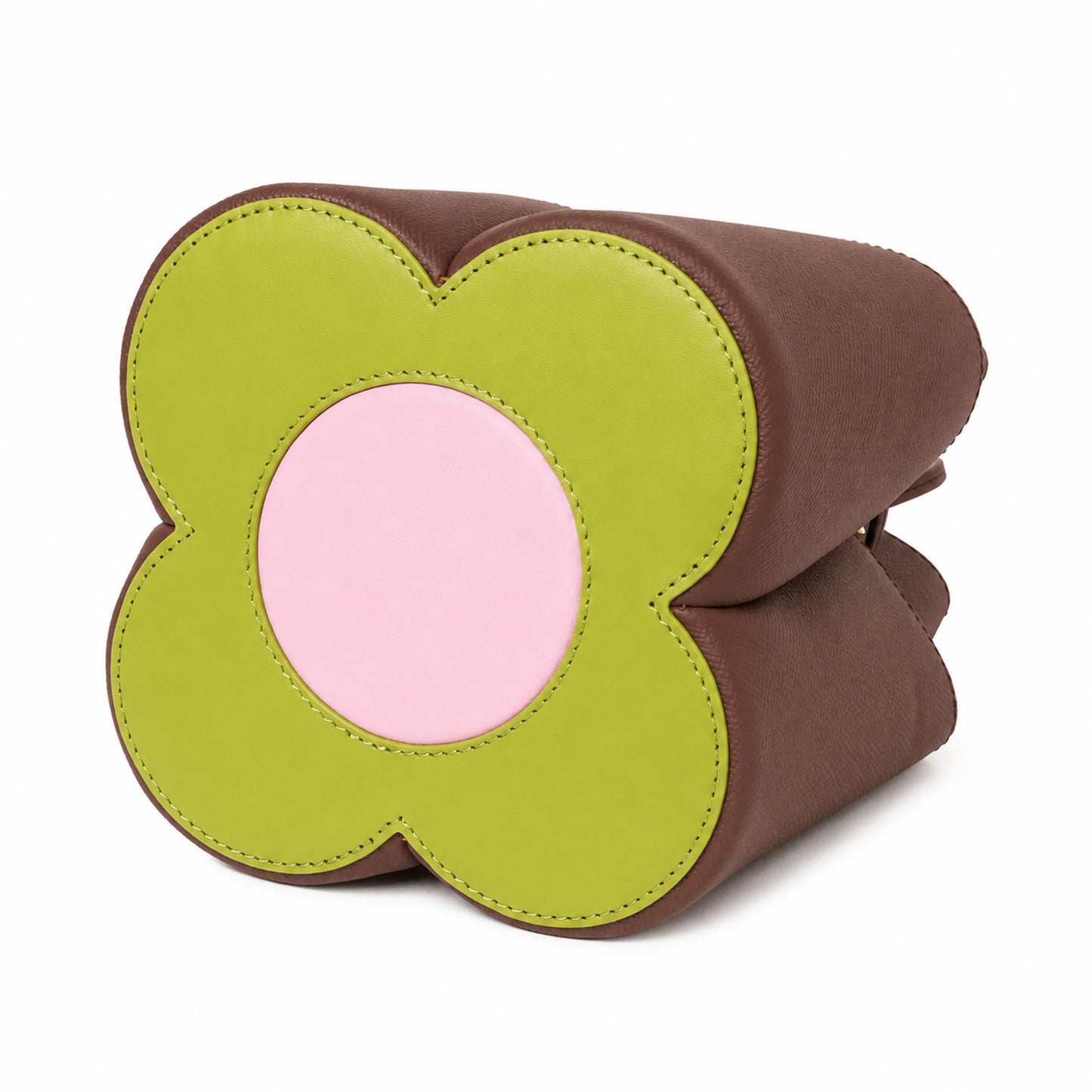 Merisan Petal Leather Crossbody Bag