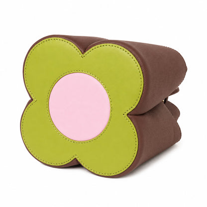 Merisan Petal Leather Crossbody Bag