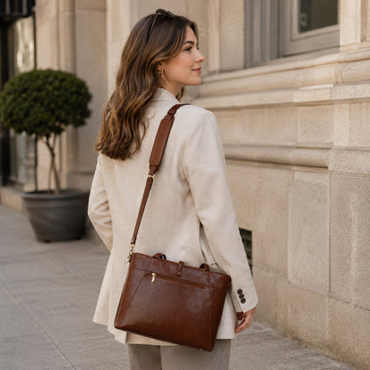Trevane Genuine Leather Tote