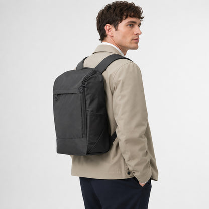 Weft Black Backpack