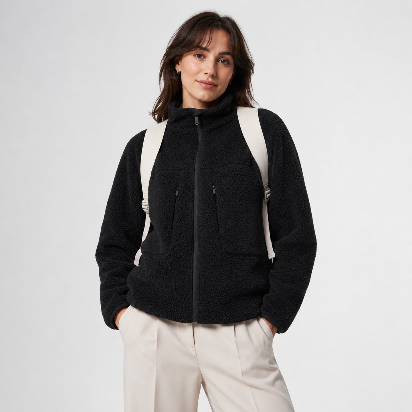 Weft Black Backpack
