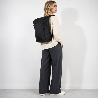 Weft Black Backpack