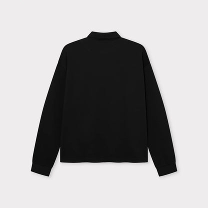 Rowan Oversized Long-Sleeve Polo