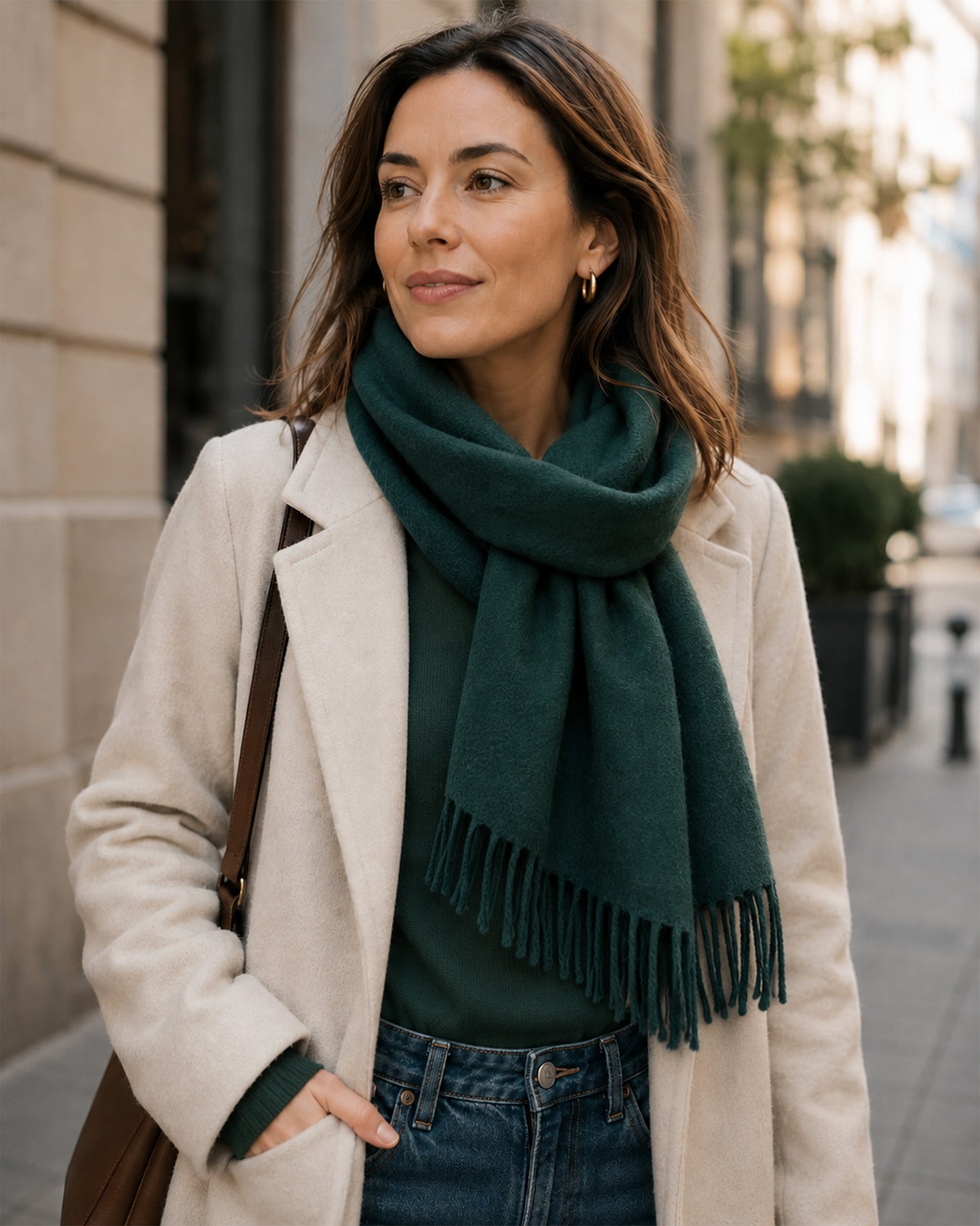 Green Wrapture Cashmere Scarf