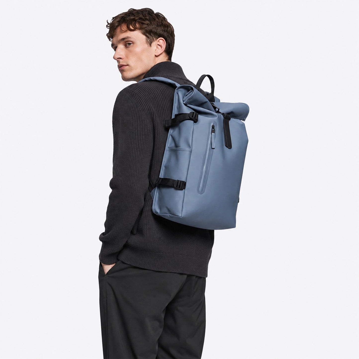 Renton Rolltop Large Blue Dusk Backpack