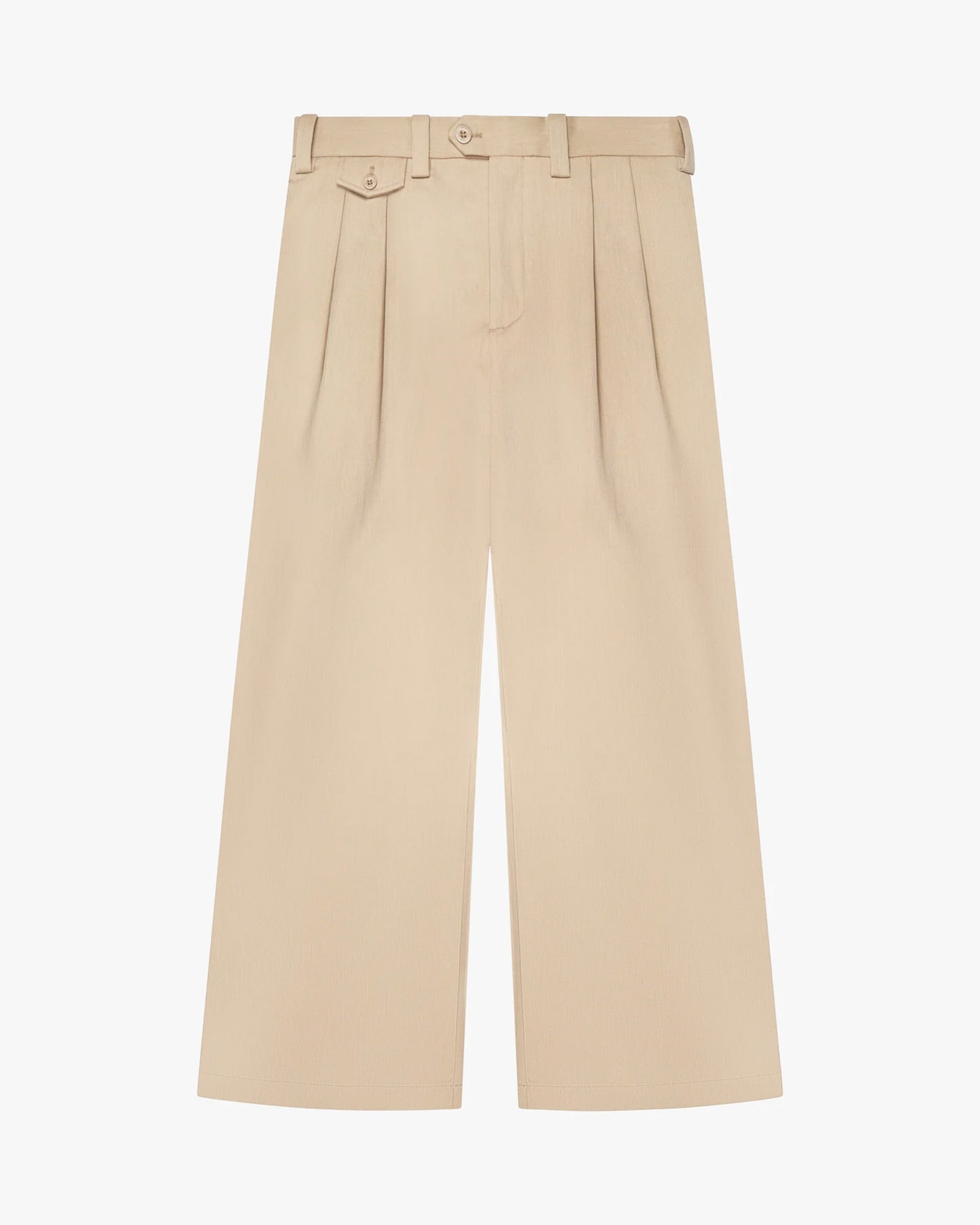 Torren Pleated Loose-Fit Pants
