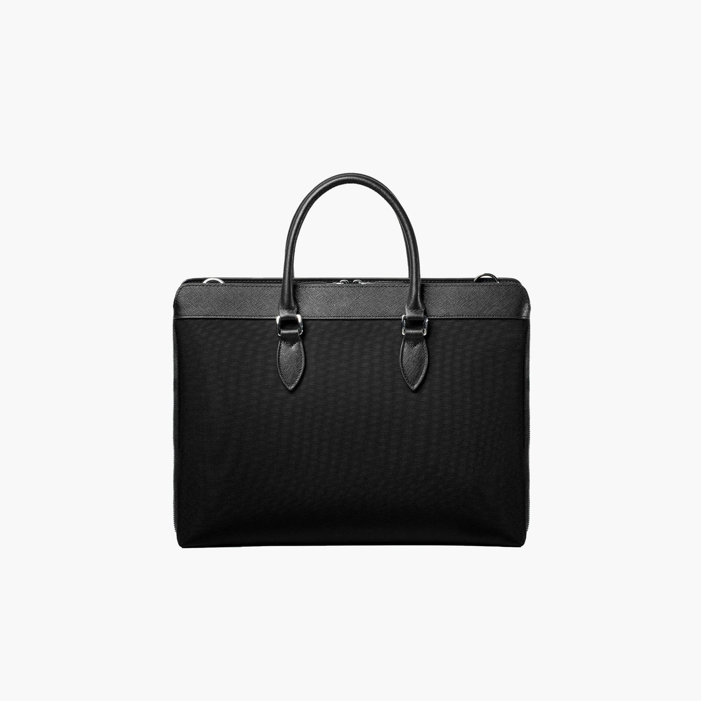 Marne Apex Leather-Trimmed Slim Briefcase