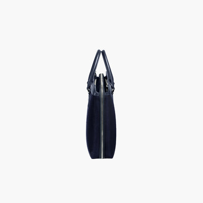 Marne Apex Leather-Trimmed Slim Briefcase