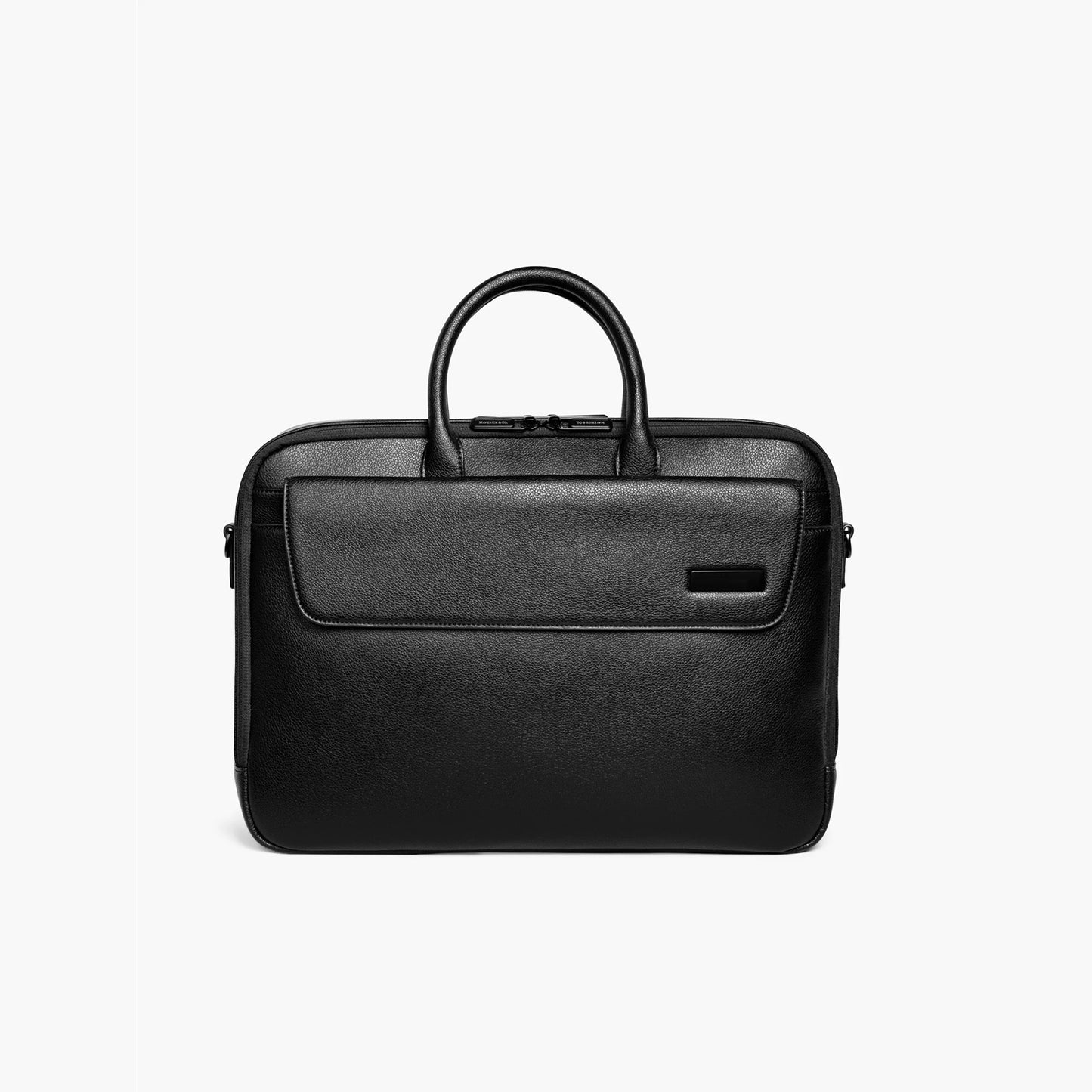 Emerson Double-Zip Leather Briefcase