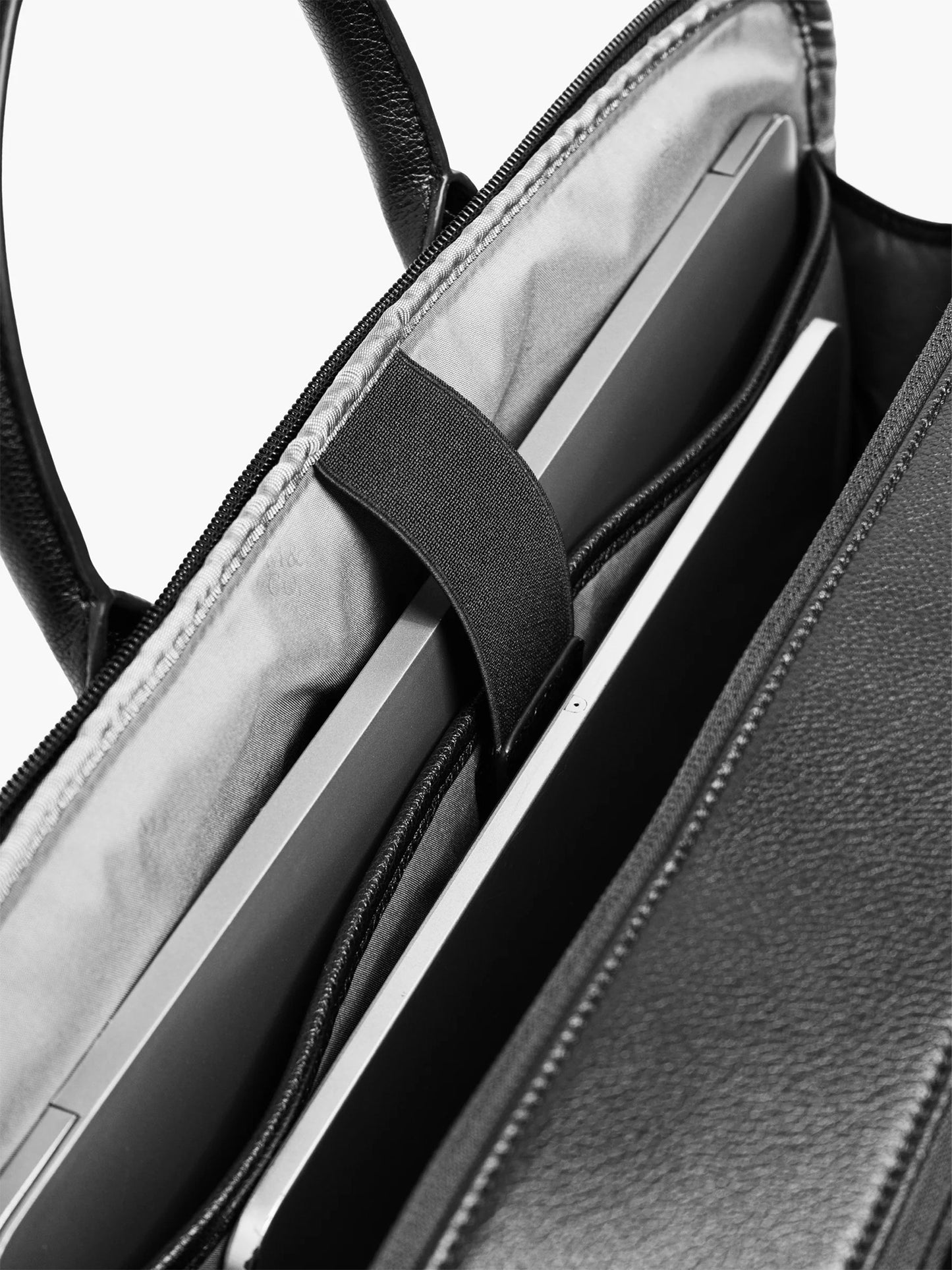 Emerson Double-Zip Leather Briefcase