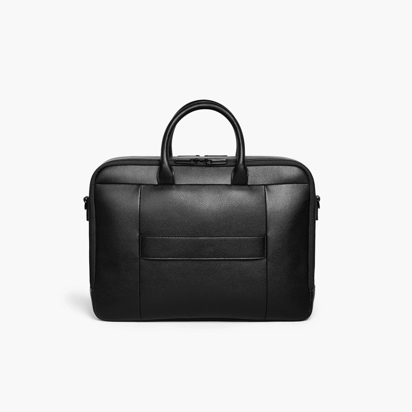 Emerson Double-Zip Leather Briefcase