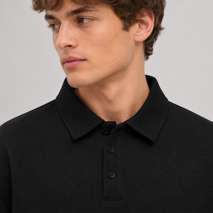 Rowan Oversized Long-Sleeve Polo