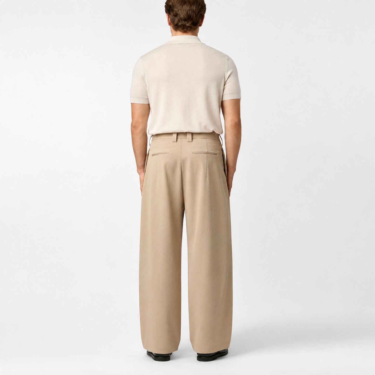Torren Pleated Loose-Fit Pants
