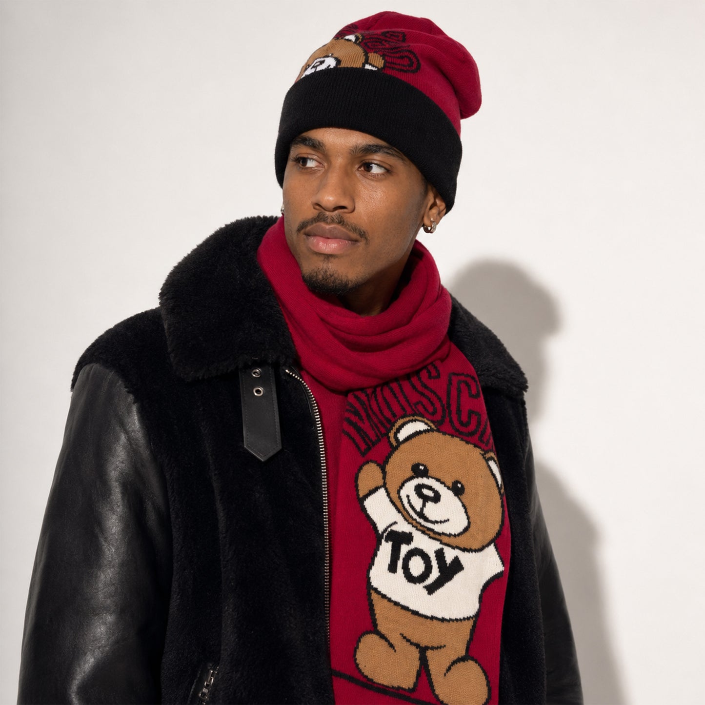 Moschino Teddy Bear Scarf